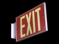 Durable, attractive, EverGlow Exit Sign