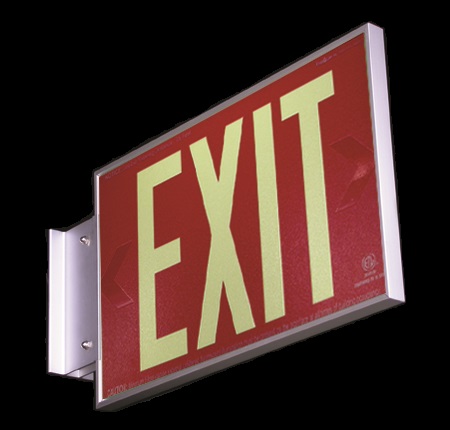 EverGlow Red Exit Sign