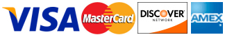 EverGlow accepts Visa, MasterCard, Discover, American Express