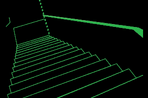 Stair Marked with EverGlow Egress Path Markings