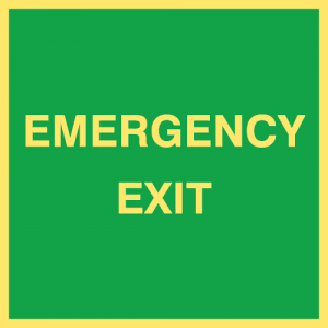 15.7761/03 Emergency Exit Sign