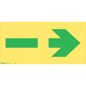 15.US7161 Secondary Escape Route Directional Marker