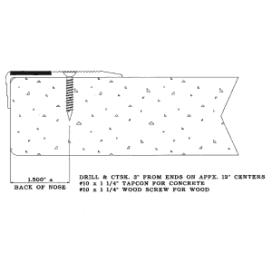 Construction drawing - Stair step