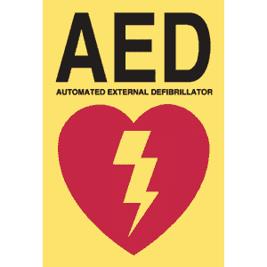 15.US0156 AED (NFPA) Sign