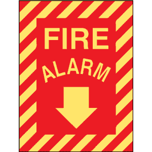 15.US1110 US Fire Alarm Sign