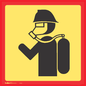 15.US0400 Wear Respirator Sign