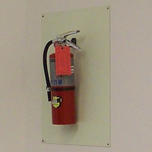 15.7527 Fire Extinguisher Back Plate